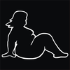 Fat Chick Decal Image